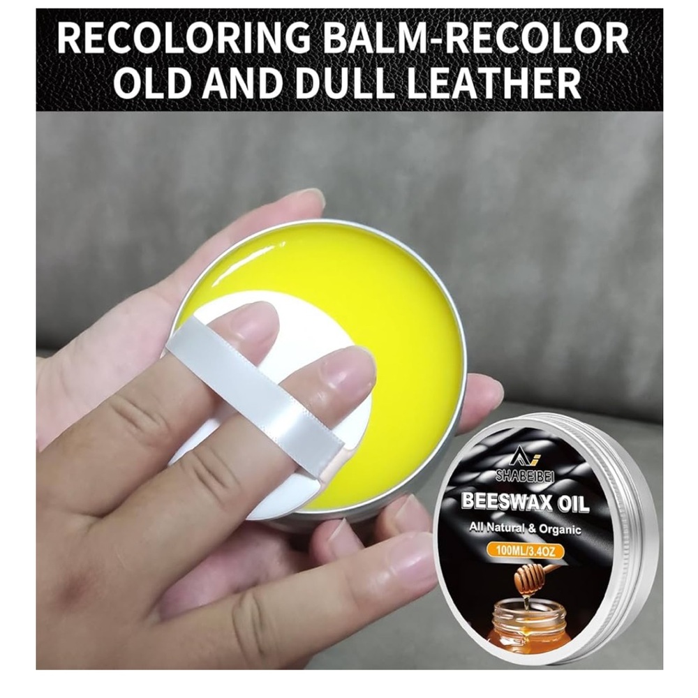 NWT-Leather Repair Kit Recoloring Balm Cleaner Conditioner (Dark Gray) - Picture 6 of 7